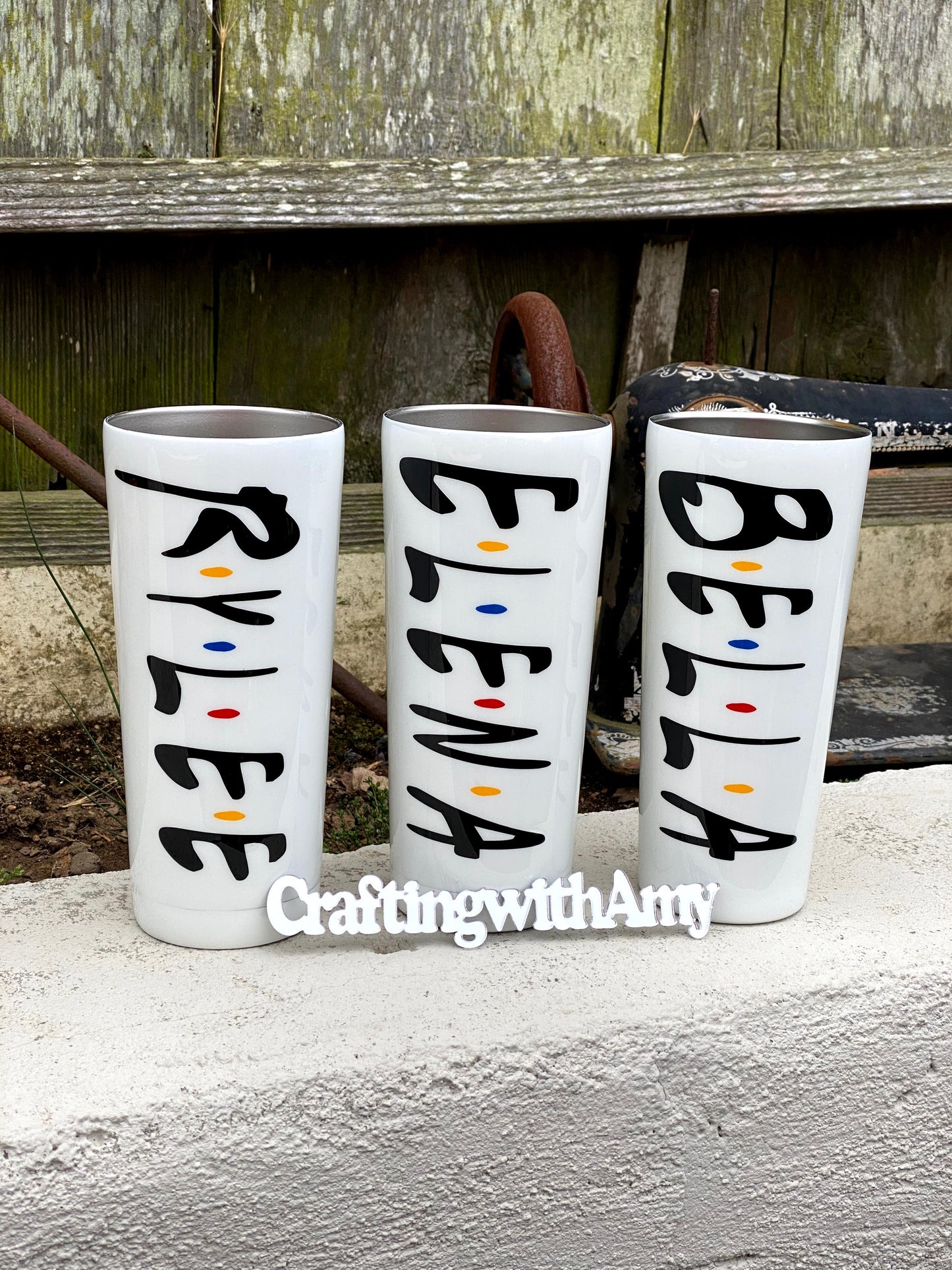 Friends Inspired Tumbler Cup - CraftingwithAmy