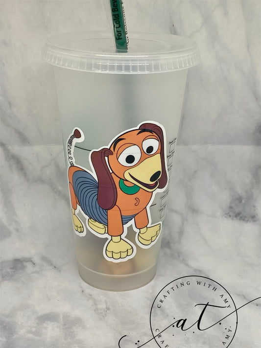 Toy Story - Slinky - Cold Cup - Kids cup freeshipping - CraftingwithAmy
