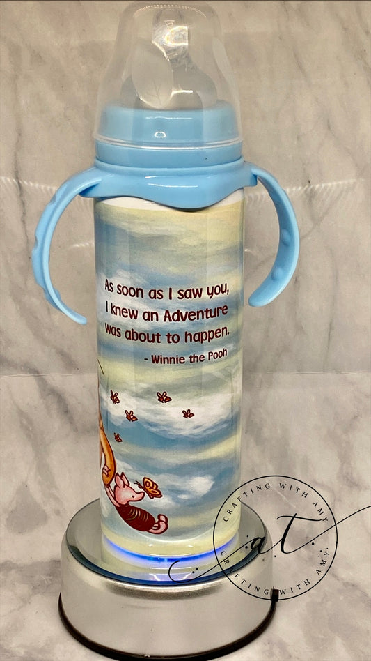 Winnie the Pooh - Winnie the Pooh Baby Bottle - sublimation baby bottle freeshipping - CraftingwithAmy