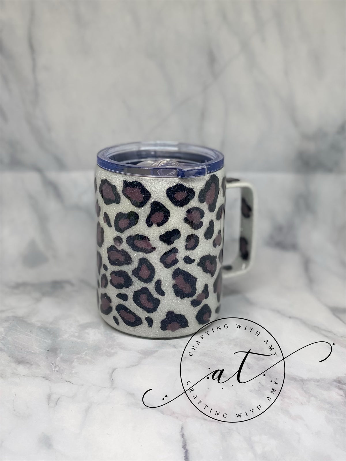 Leopard Glitter Epoxy Coffee Mug, Leopard glitter epoxy coffee mug, glitter, leopard, glitter leopard coffee tumbler, coffee cup, coffee tumbler, leopard coffee, freeshipping - CraftingwithAmy