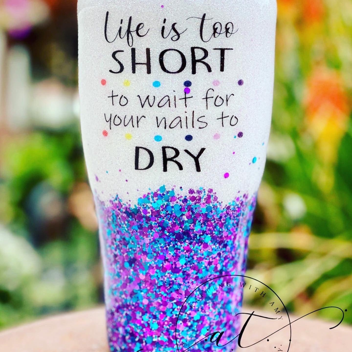 Color Street - Glitter - Tumbler -Color Street - Color Street Tumbler - Glitter - Glitter Tumbler - Epoxy Tumbler freeshipping - CraftingwithAmy